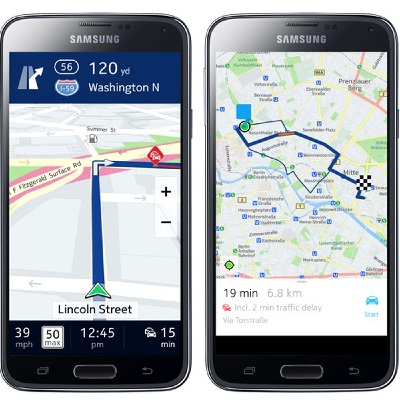 Samsung Here Maps