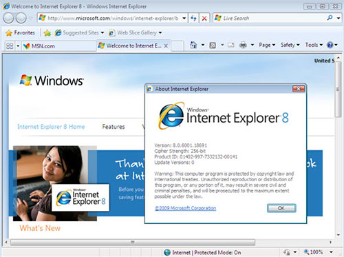 Trình duyệt Internet Explorer