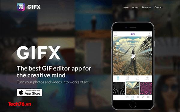 Ứng dụng Gifx cho iOS