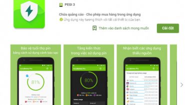 Kiểm tra chai pin Android bằng Accu​Battery