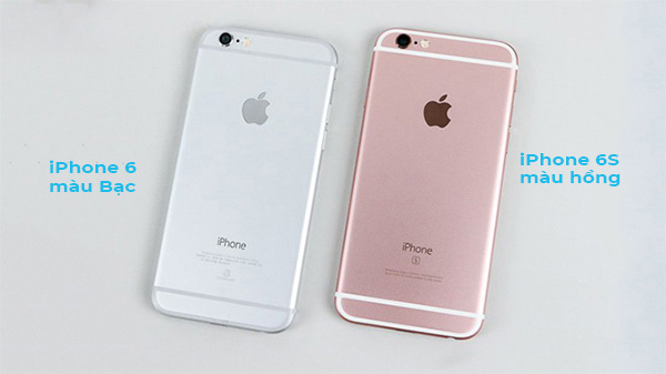 Chỉ có iPhone 6S có màu hồng còn iPhone 6 thì không