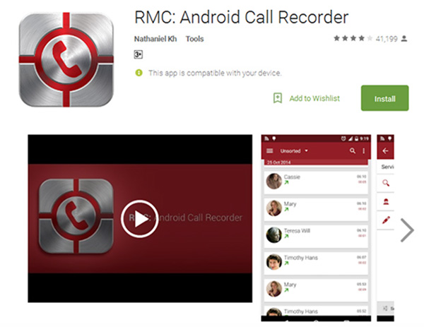 Ứng dụng RMC: Android Call Recorder hỗ trợ trên mọi thiết bị Android