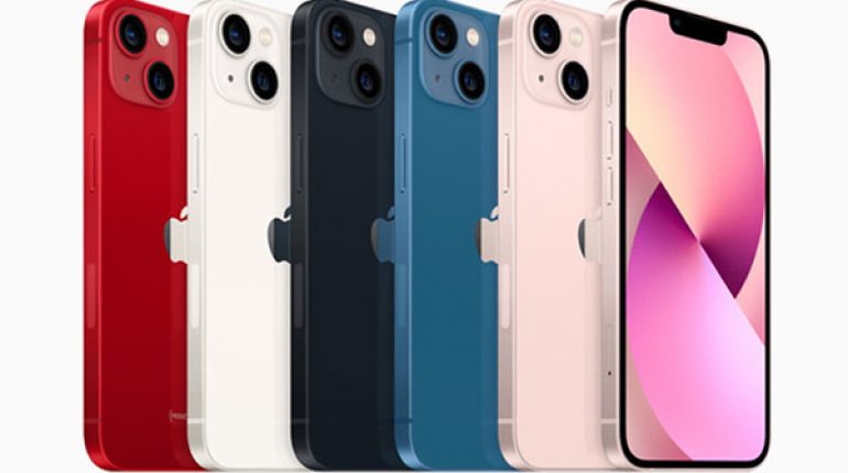 Các tùy chọn màu sắc iPhone 13.