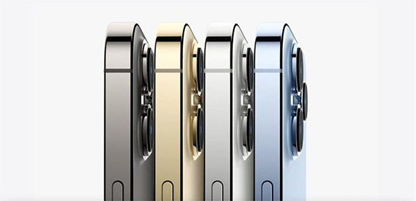 Các tùy chọn màu sắc trên iPhone 13 Pro.