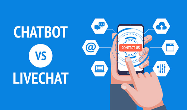 Sự khác biệt giữa chatbot và livechat