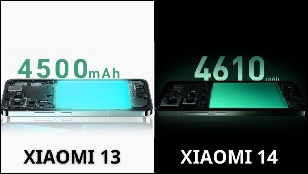 Xiaomi 14 được nâng cấp mức dung lượng pin.