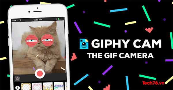 Giphy Cam quay và tạo video GIF trực tiếp