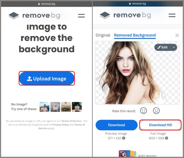 Cách tách nền trên iPhone sử dụng website Remove.bg