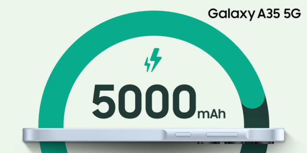 Pin Galaxy A35 5G có dung lượng 5000mAh 