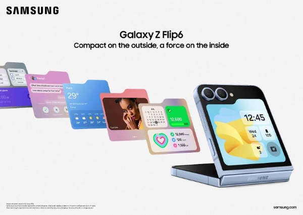 Màn hình phụ độc đáo trên Galaxy Z Flip6