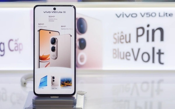 Vivo V50 Lite 5G được trang bị loạt tính năng AI tiên tiến