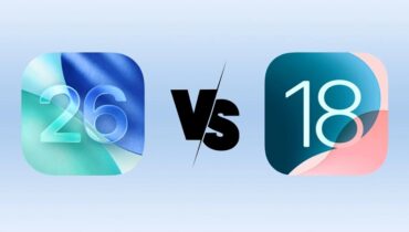 So sánh iOS 18 và iOS 26
