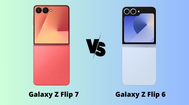 so sánh samsung z flip7 và Z flip6