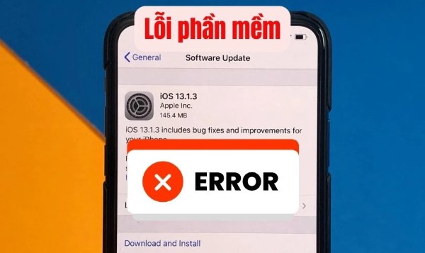 Lỗi do xung đột phần mềm trên iPhone