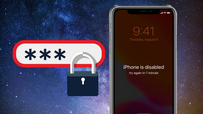 iPhone bị vô hiệu hóa khi thiết bị nhập sai mật khẩu liên tục