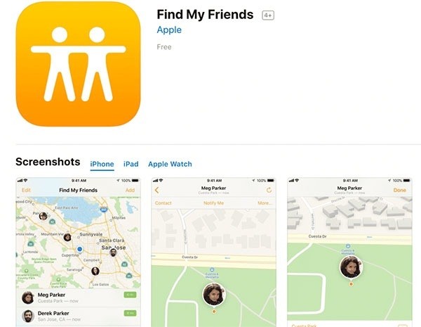 Tải Find My Friends về điện thoại